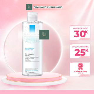 Nước Tẩy Trang LRP Effaclar Eau Micellaire 400ml dành cho da nhạy cảm sạch nhẹ dịu