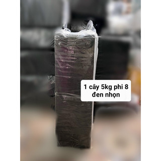 1 CÂY 5KG ỐNG HÚT PHI 8 ĐEN NHỌN