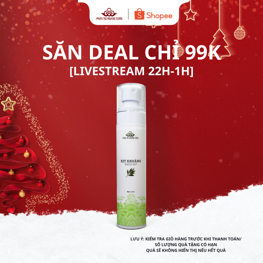 Xịt Khoáng Dưỡng Da Phấn Nụ Hoàng Cung Dung Tích 100ml