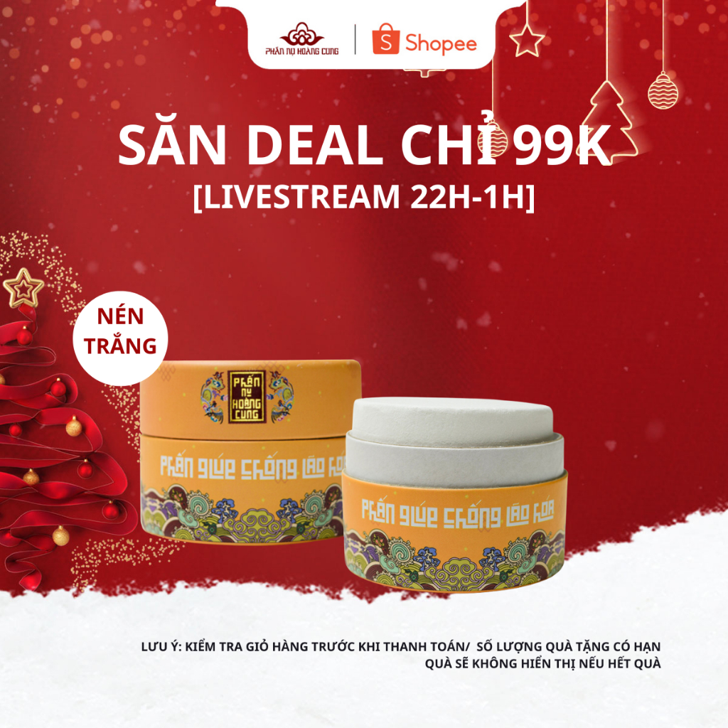 Phấn Trang Điểm, Phấn Chống Lão Hóa Phấn Nụ Hoàng Cung Dạng Nén Màu Trắng
