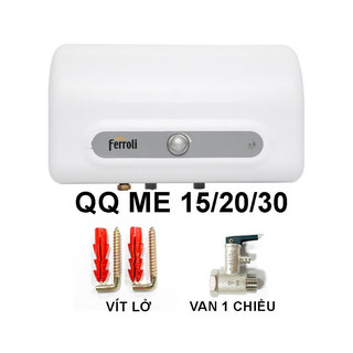 Bình nước nóng FERROLI  VERDI AG+/AE/TE/DE, QQ ME/TE/AE/AG+, Bảo hành tại nhà toàn quốc