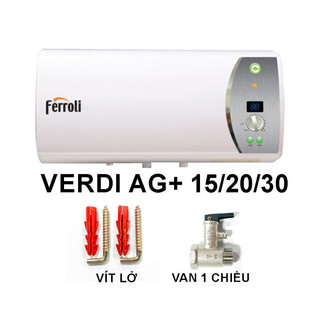 Bình nước nóng FERROLI  VERDI AG+/AE/TE/DE, QQ ME/TE/AE/AG+, Bảo hành tại nhà toàn quốc