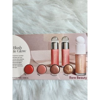  Sample má hồng & highlight Blush & Glow Rare Beauty 4 màu 