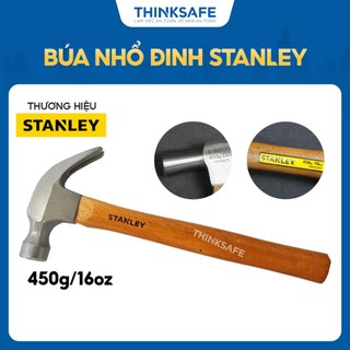 Búa nhổ đinh Stanley 51-339 làm bằng thép hợp kim chống gỉ, chịu lực tốt và độ bền cao cán búa gỗ tự nhiên - Thinksafe