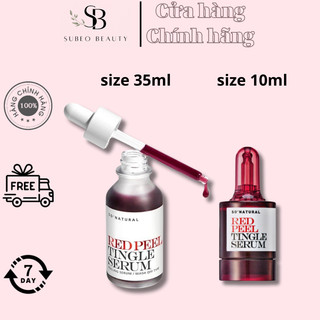 Red Peel Tingle Serum tinh chất tái tạo da sinh học mờ thâm trắng da So Natural 35ml , 10ml / Subeobeauty