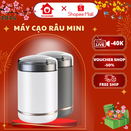 Máy cạo râu mini bỏ túi sử dụng công nghệ Nhật Bản 3 lưỡi nhỏ gọn, an toàn, không lo trầy xước SH588