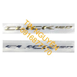 Tem chữ nổi click 160 chính hãng honda - 1 chữ