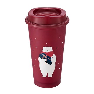 |chính hãng| ly starbucks tái chế đổi màu mùa giáng sinh 473ml
