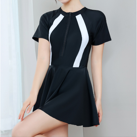 [Size M, L, XL] Đồ bơi nữ liền mảnh phối váy che bụng bikini đi biển đi bơi học bơi kín đáo VATIXA BKN138 | BigBuy360 - bigbuy360.vn