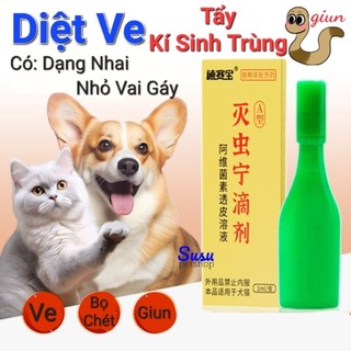 Diệt Ve, Bọ Chét cho Chó Mèo