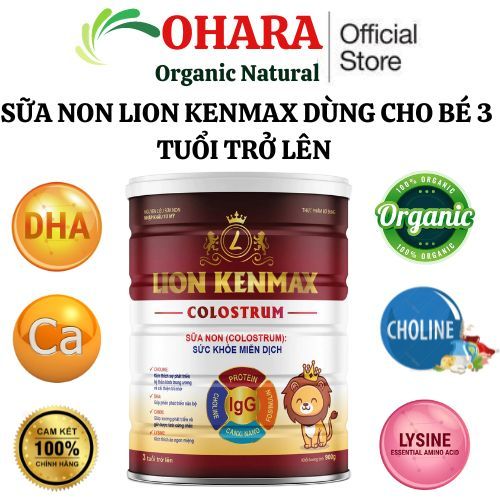 Sữa non Colostrum Canxi Nano DHA tăng cân cho bé giúp ngủ ngon – Bột sữa non canxi xương khớp lysine choline taurine