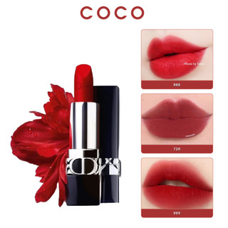 Son Dior Rouge Velvet chính hãng fullbox 3,5g son siêu lì mềm mịn cao cấp COCO STORE