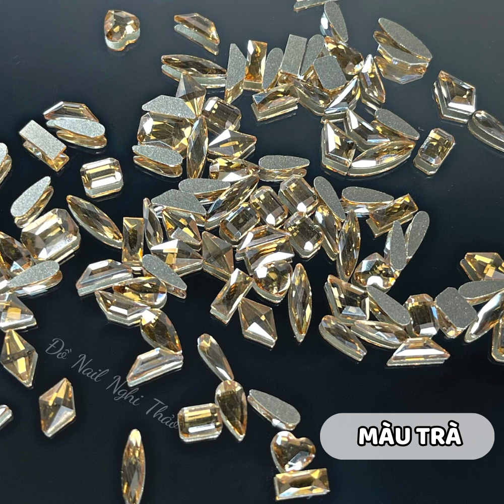 Đá khối nail chân bằng mix 100 viên size to NGHI THẢO