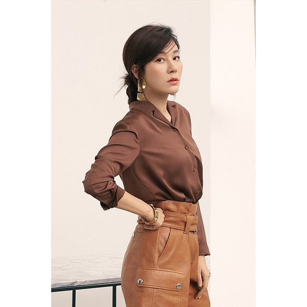 Áo sơmi lụa CELEBSHOP A3536