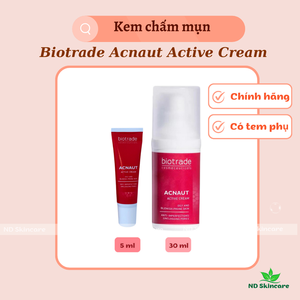 Kem chấm mụn Biotrade Acnaut Active Cream