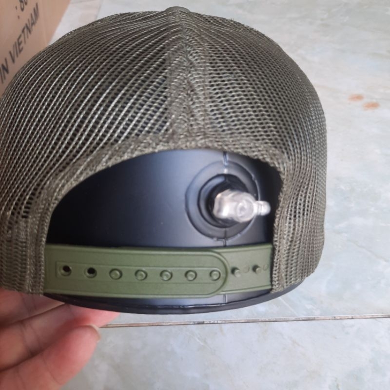 Mũ lưỡi trai Bass Pro shops hàng xuất Mỹ, nón Bass Pro Shop màu xám và đỏ