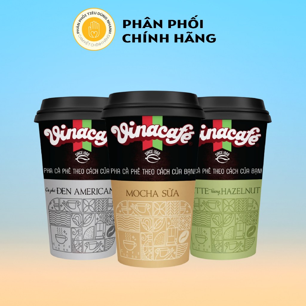 Cà Phê Đen / Cà Phê Sữa / Vinacafe Dạng Ly