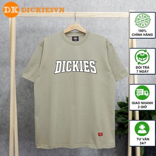 Tshirt Dickies màu xám trắng - áo thun dickies nam, nữ