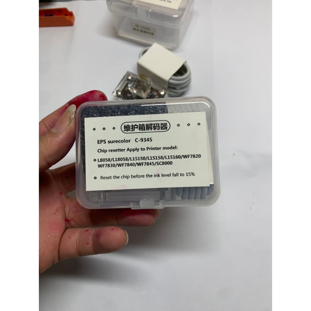 Cục reset mực thải dùng cho máy in màu Epson L8050/Epson L18050/Epson 15150 mã C-9345