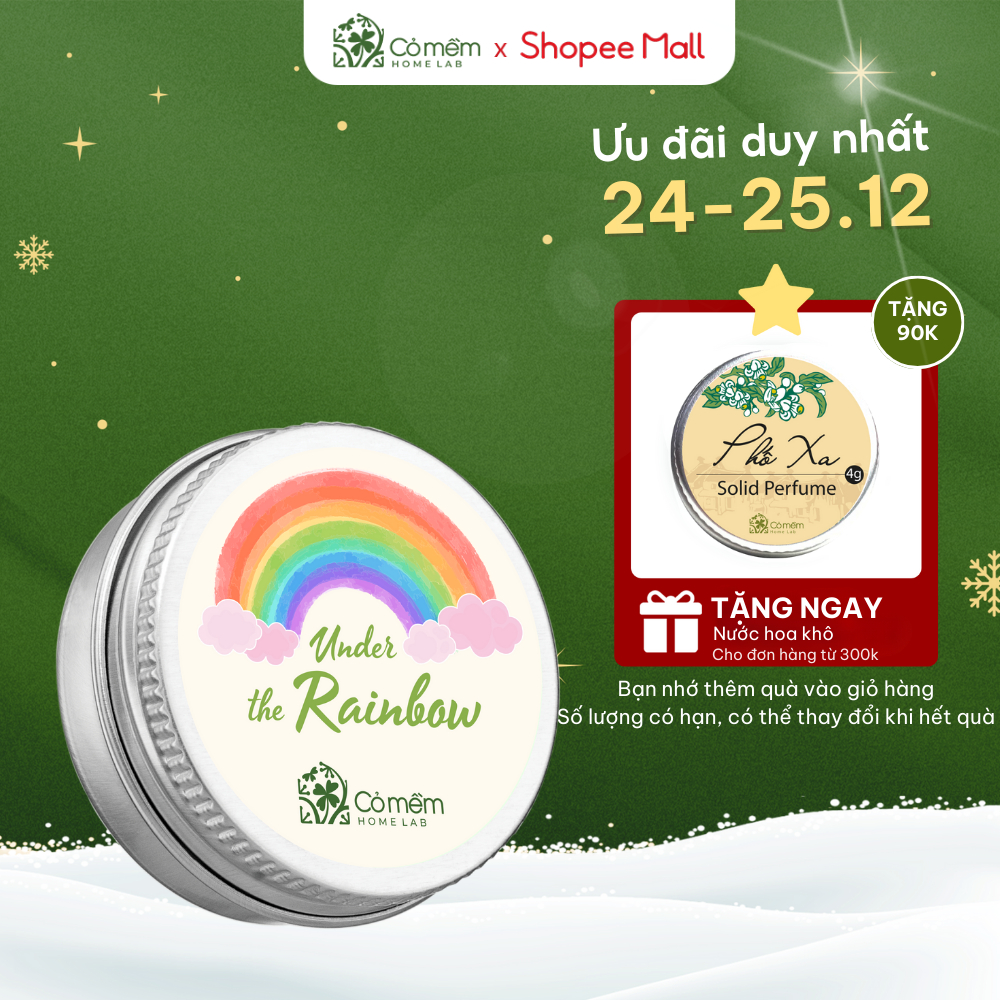 Nước Hoa Khô Cầu Vồng Under Rainbown Phiên Bản Đặc Biệt Cỏ Mềm 10g