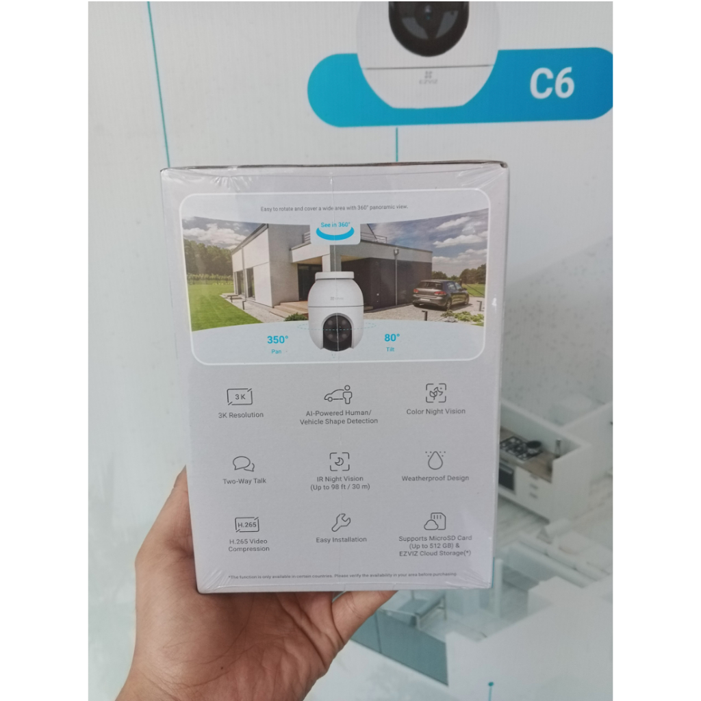 Camera Wi-Fi Ezviz C8c 2K+ 4MP | Camera WiFi Không Dây Ngoài Trời Thông Minh