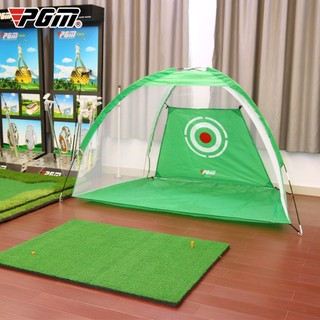 Lưới tập golf và thảm tập golf, combo thảm và lưới tập golf tại nhà, thảm tập golf 1m, lưới tập golf màu xanh 2m