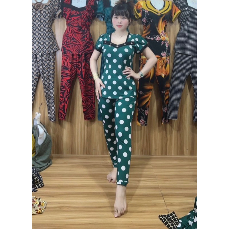 Bộ Mẹ Bộ Trung Niên Nhà May Quà Tặng Mẹ