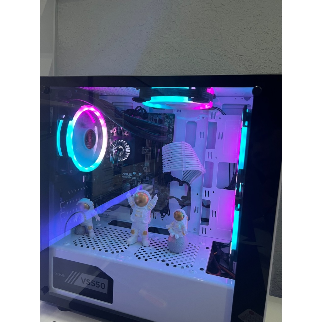 Dây nguồn bọc lưới nối dài 24Pin- 8Pin-6Pin 4Pin lõi 18AWG  - Full Trắng