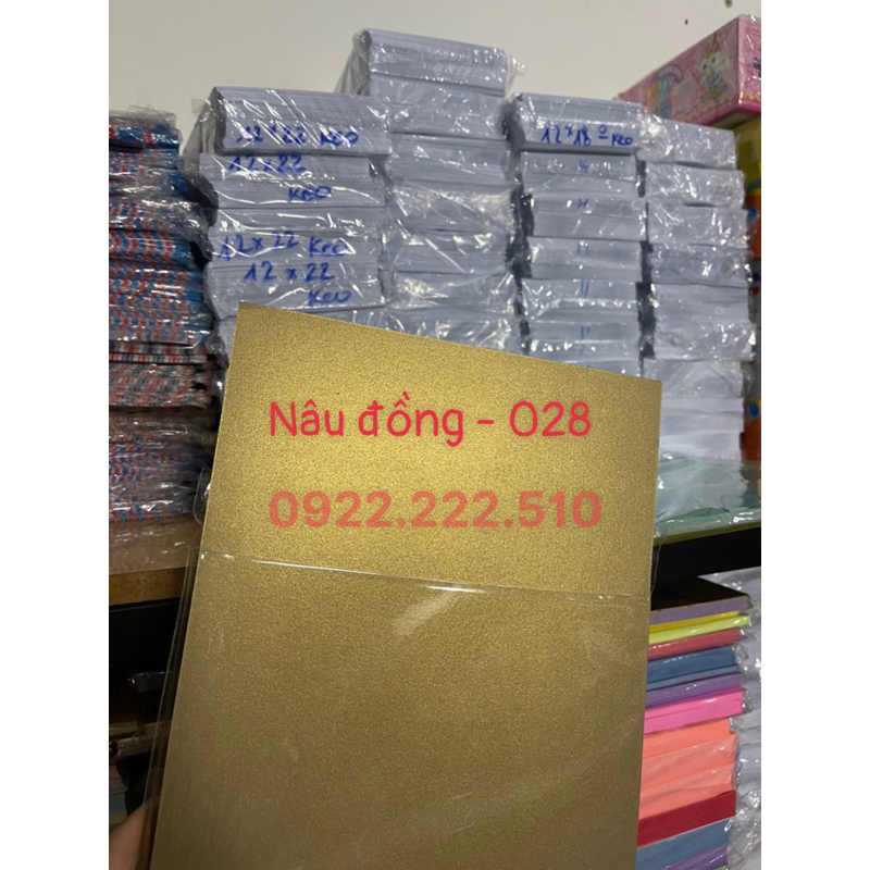 XẤP 10T BÌA GIẤY THƠM ÁNH KIM A4  ĐL 180gsm