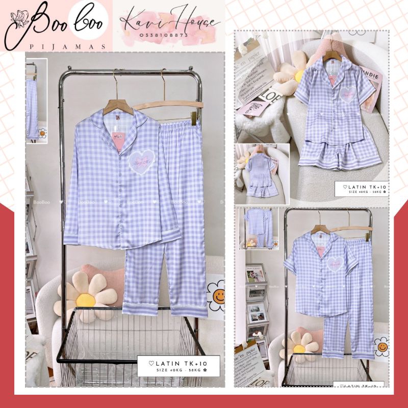 𝑲𝑨𝑽𝑰𝑯𝑶𝑼𝑺𝑬🌻Đồ Bộ Mặc Nhà Pijama 𝑩𝑶𝑶 𝑩𝑶𝑶 Lụa Latin Freesize Hàng Thiết Kế