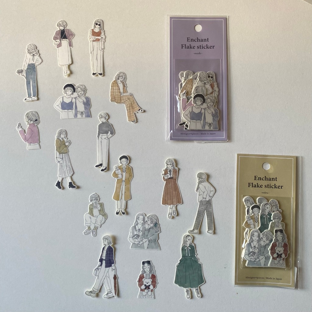 Hình dán, sticker pack đáng yêu chính hãng Nhật Bản Art Therapy
