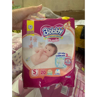 Bỉm quần Bobby size S 4-8kg gói 20c 