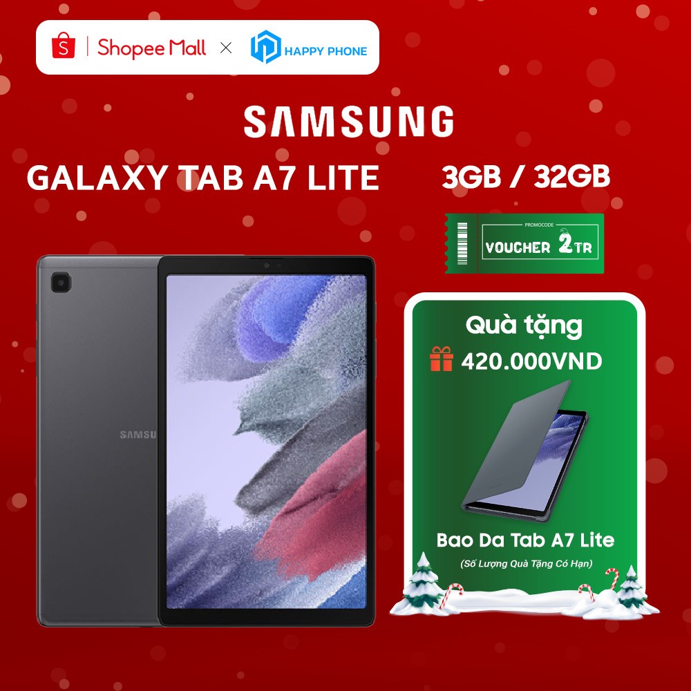 Máy tính bảng Samsung Galaxy Tab A7 Lite - Hàng Chính Hãng, Mới 100%, Nguyên seal