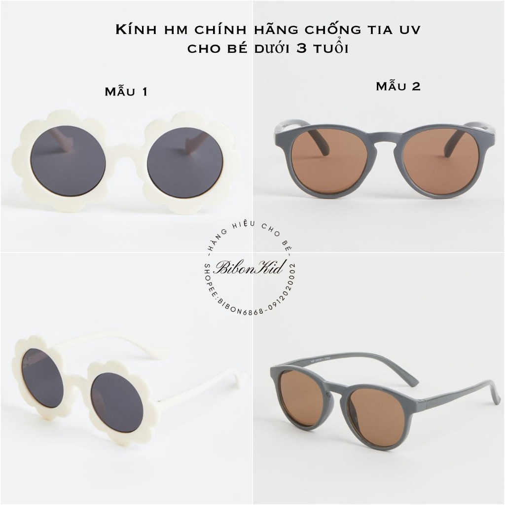 Kính cho bé dưới 3 tuổi chống tia UV HM UK/US