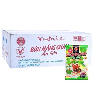 Thùng 30 gói bún măng chay ăn liền bích chi