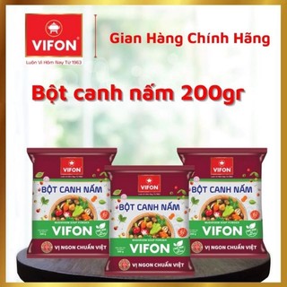 BỘT CANH NẤM VIFON 200 GRAM(CHAY MẶN ĐỀU DÙNG ĐƯỢC).