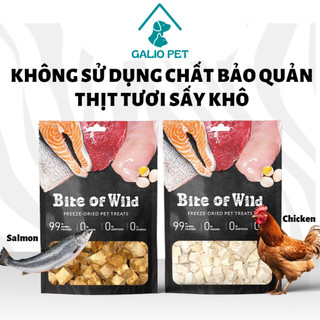 Thịt sấy Bite Of Wild cho Chó Mèo mọi lứa tuổi, túi 40g