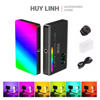 Đèn Led mini Vijim Ulanzi VL120 RGB - 20 hiệu ứng ánh sáng kèm Silicon Smooth mềm tản sáng