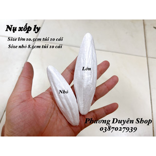 Nụ xốp làm nụ hoa ly, hoa voan hoa handmade