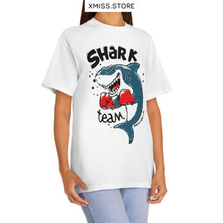 Áo Thun Nữ Unisex In Hình Cá Mập SHARK TEAM XMISS