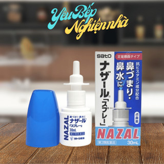 Xịt xoang mũi , ngạt mũi Nazal Sato 30ml nội địa Nhật Bản