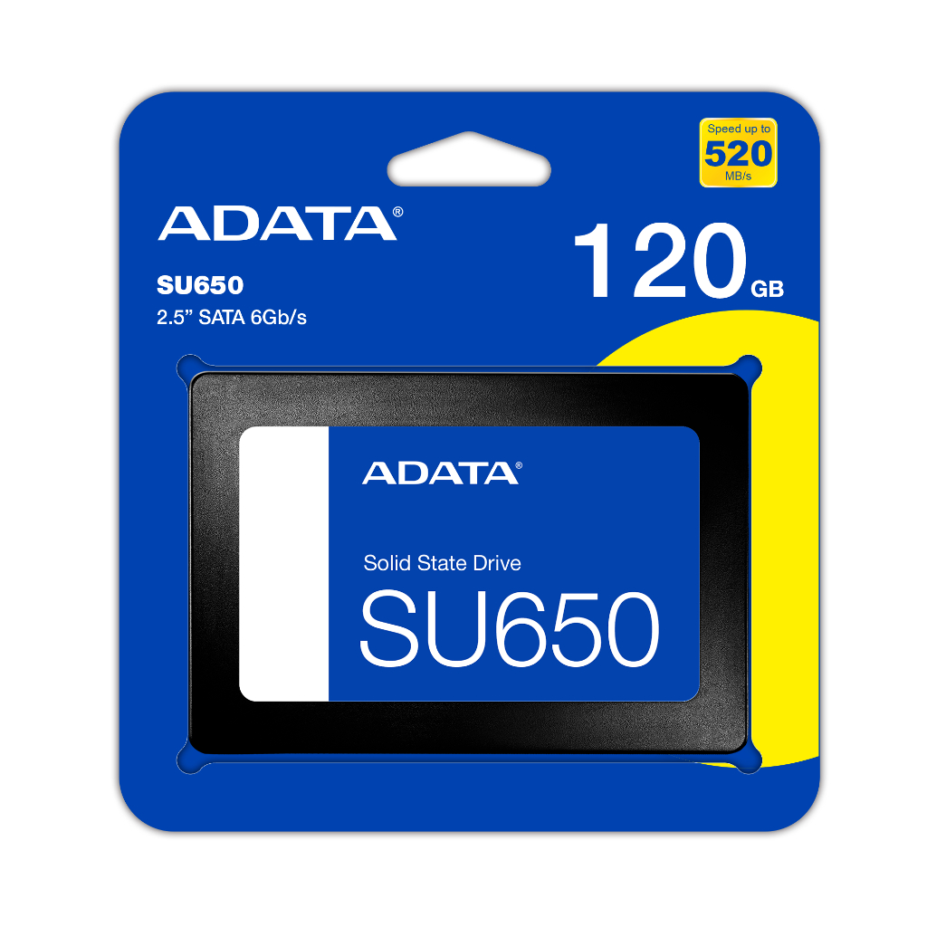 Ổ cứng SSD SU650 120GB Adata 2.5 inch SATA3 Đọc 520MB/s - Ghi 450MB/s