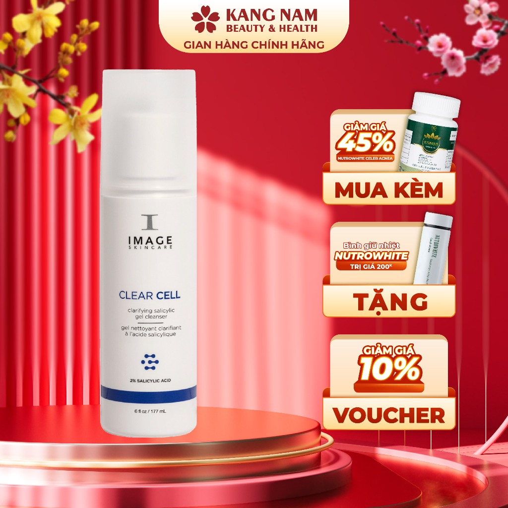 Sữa Rửa Mặt Image Clear Cell Dành Cho Da Nhờn Mụn (Chai/177ml)