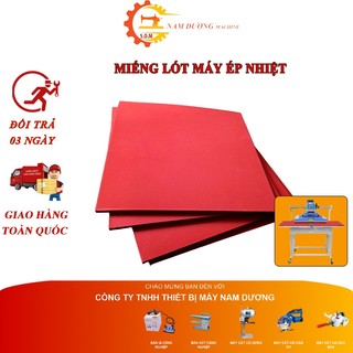 Tấm Cao Su Chịu Nhiệt Máy Ép Logo Kích Thước 15x15cm Sử Dụng Trong In Logo, Mác Áo, Ép Pet, Tấm Cao Su ép Chuyển Nhiệt
