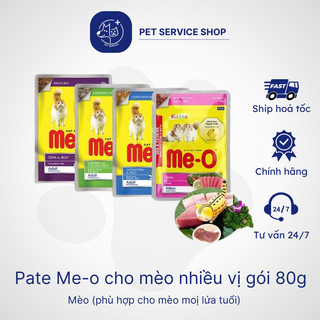  Pate Me-o cho mèo nhiều vị gói 80g