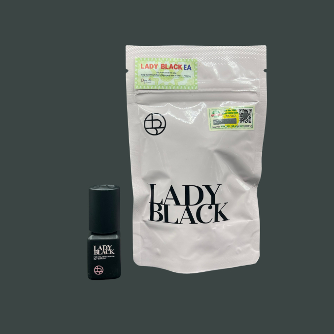 Keo Nối Mi Lady Black Hàn Quốc _ dụng cụ mi _  mi fan - Mai Hòa Lash