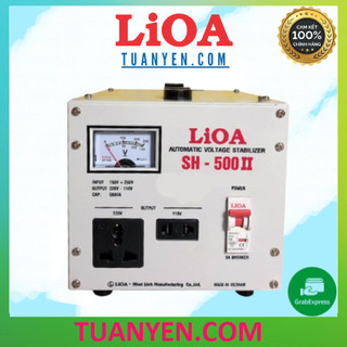Ổn áp 1 pha LiOA SH-500 II - Dải điện áp đầu vào 150V - 250V  - Hàng Chính Hãng