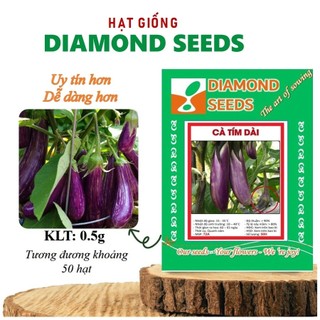 Hạt Giống Cà Tím Trái Siêu Dài Năng Suất Hạt giống Rau củ quả trồng quanh năm, nảy mầm tốt, nhanh thu hoạch