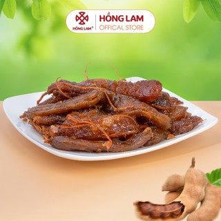 Ô mai (xí muội) me tươi cay Hồng Lam, hộp (200gr, 300gr, 500gr). Hương vị chua, cay, ngọt