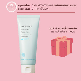 Sữa rửa mặt innisfree bija trouble facial foam 150gr